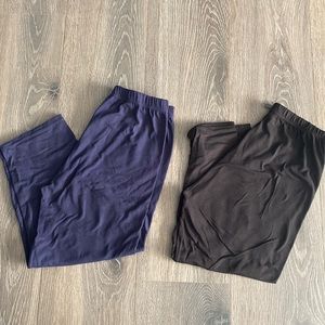 Bundle of 2 Capri length super soft leggings